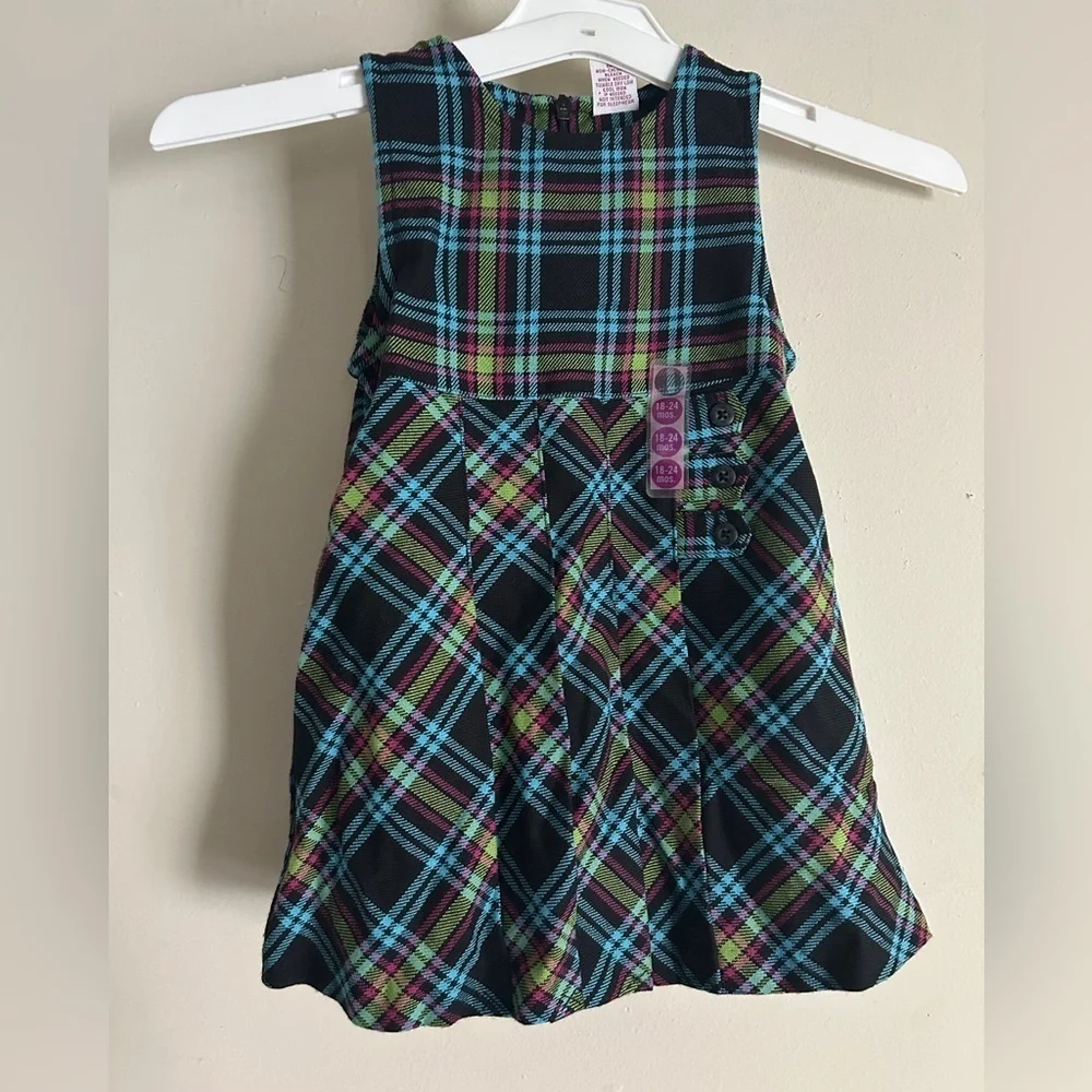Vintage Baby Girl Gymboree Plaid Dress
